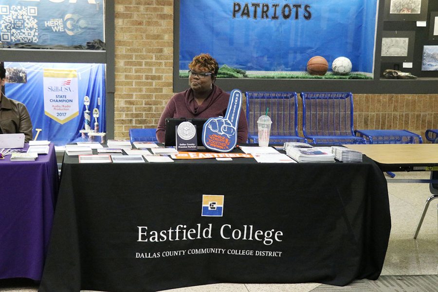 Eastfield Respresentative at College Fair